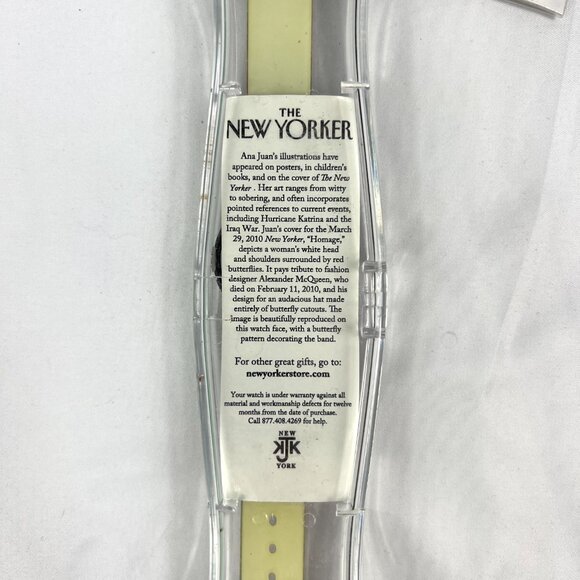 The New Yorker Watch Ana Juan Homage Red Black Butterfly Wristwatch Art Artist 3 - Picture 2 of 6